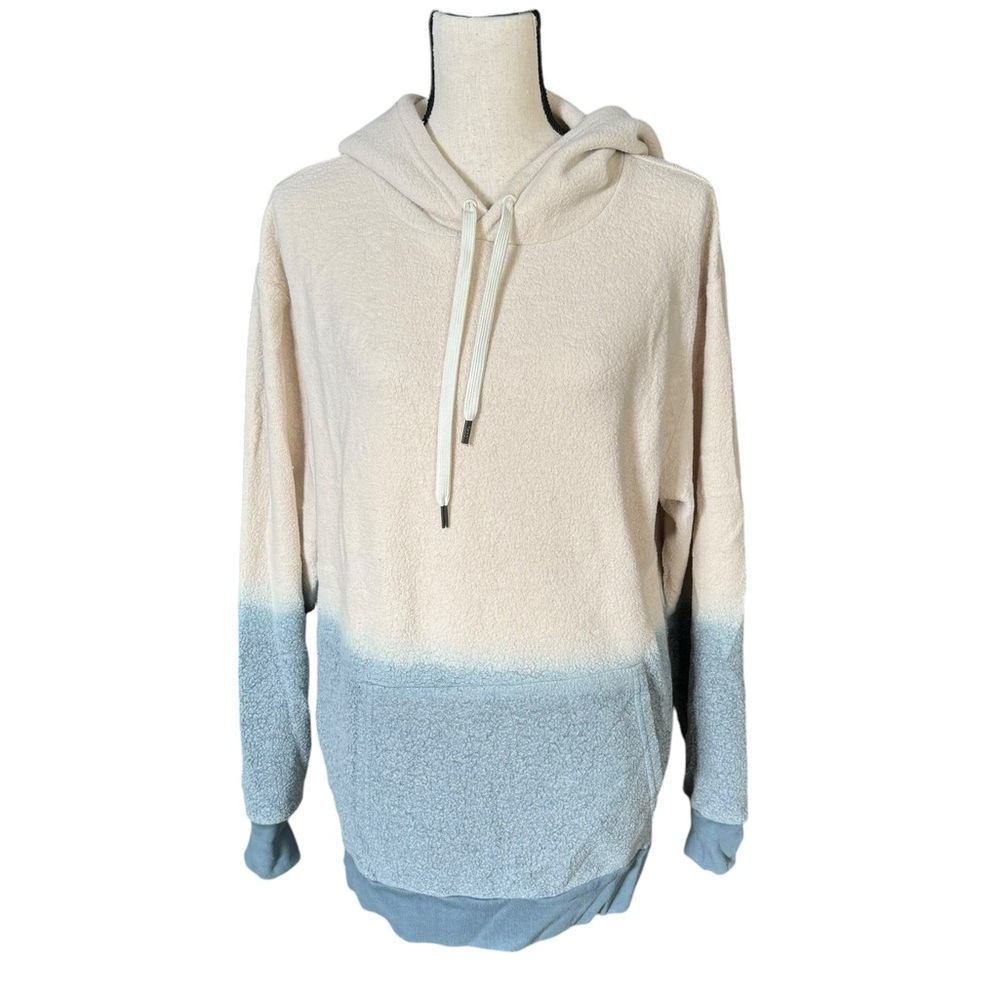 Feat Clothing Ombré Sherpa Pullover Hoodie
